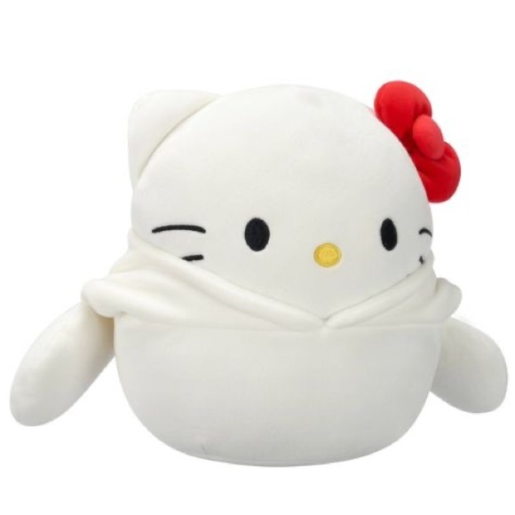 NWT Squishmallows 8” Hello Kitty Cinnamoroll Hoodie Costume White limited editio - Picture 7 of 9